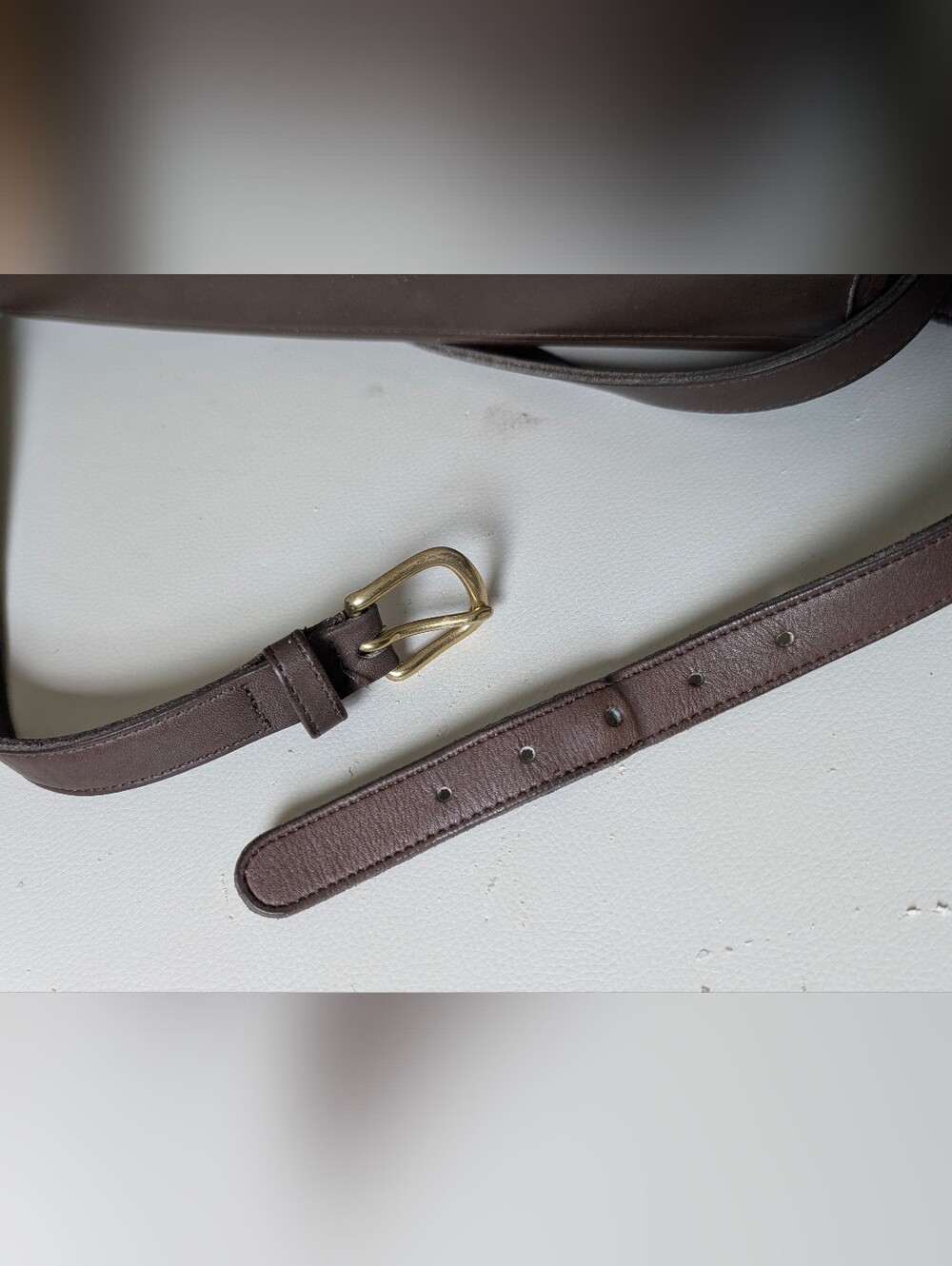 Vintage Coach Taylor Zip Leather Crossbody Bag H5C-9944, Brown, Made In USA - Picture 10 of 16